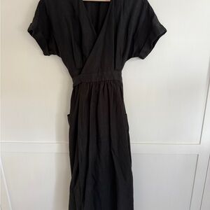 Mara Hoffman Hemp Wrap Dress - Black